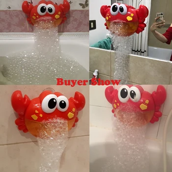 Kūdikių Vonios Žaislas Burbulas Krabų Juokinga Muzikos Vonios Burbulas Maker 