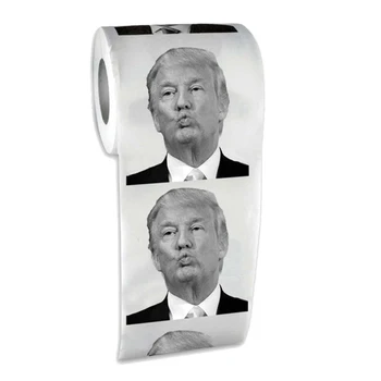 Kūrybos Donald Trump Šepetys Tualeto Reikmenys Nustatyti Teptuku Laikiklis Wc Borstel Originalus Tualetinis Popierius Vonios Valymo Priedų FY0131