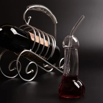 Kūrybos Skaidraus Stiklo Taurė Vyno Taure Lytinių organų Penis Penis Kokteilis Stiklo Puodelis Puodelis Butelio Stiklo Baras Apdailos 2020 Naujas