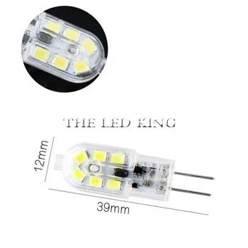 Lampada G4 LED Lempos Skaidrus/Pieniškas Padengti AC 220V DC 12V 2W Tamsos lemputes SMD2835 LED Lemputė G4 mini Ultra Bright Šviestuvo Šviesos