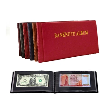 Lapas 40 angos Banknotų albumą, Knygą, pinigų valiutos atsargų surinkimo apsaugos albumas