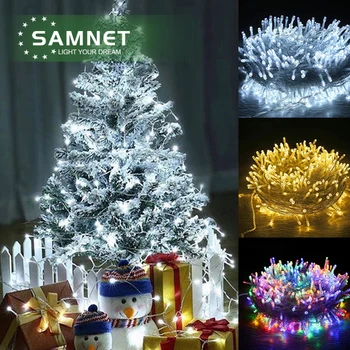 Lauko Kalėdų 10M, 20M 50M LED Styginių Šviesos Girliandos LED Decoraction Pasakų Žibintai Namų Vestuves Atostogų Žiburiai