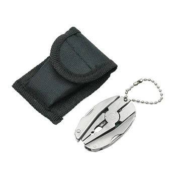 Lauko Mini Kabrioleto Muilti-funkcinis Tiekėjas Apkabos Keychain Lauko Pėsčiųjų Įrankis kišenėje multitools peilis