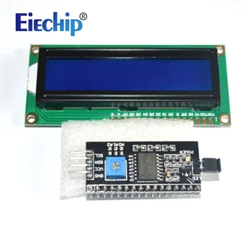 LCD ekranas LCD1602 modulis Mėlynas ekranas 1602 i2c LCD Ekranas Modulis HD44780 16x2 IIC Pobūdžio 1602 5V už arduino lcd ekranas