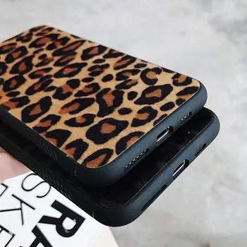 LCHULLE Prabanga Pliušinis Leopardas Spausdinti Telefoną Atveju Huawei P20 30 Mate 30 Lite Pro Minkštos TPU Silikoninis Galinio Dangtelio Coque Fundas