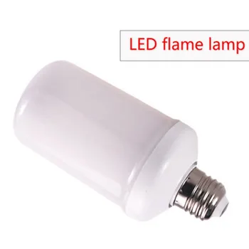LED E27 Lempos Liepsna 15W 85-265V 4 Režimai Ampulä-LED Liepsnos Poveikis Lemputės Mirgėjimas Emuliacija Ugnies Šviesa