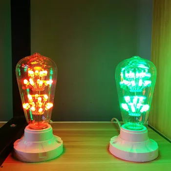Led Lemputės 3D Apdailos Lemputė E27 ST64 4W 8W 