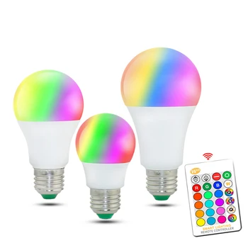 LED spalva lemputės septynios spalvos nuotolinio valdymo pultas spalva keičiasi tamsos baras KTV lauko apdailos patalpų romantiškas flirtas naktį