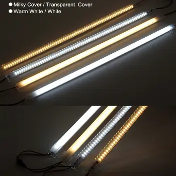 LED Vamzdis Šviesos AC 220V 30cm/40cm Didelio Ryškumo Naktinis Baras 2835 Juostelės Energijos Taupymo Ekrano lemputė, Namų Virtuvės Spintelėse