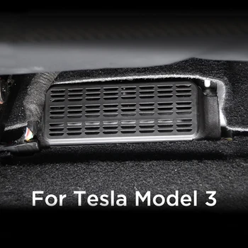 LEEPEE Automobilių Oro Angos Dangtelį Stabdžių antiblokavimo Dulkėms Atgal Po Sėdyne Oro Kondicionavimo Angos Dangtelį Net Tesla Model 3 2VNT/Komplektas