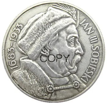 Lenkija 1933 Sidabro Padengtą Kopijuoti Monetos