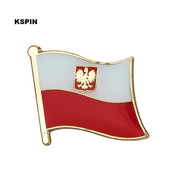 Lenkijos vėliavos pin Paukščių atlapas pin ženklelis Sagė Piktogramos 1PC KS-0039
