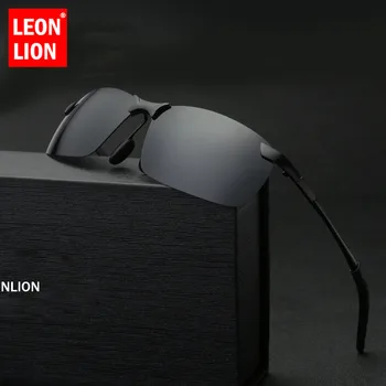 LeonLion 2021 Poliarizuota Spalva Keičiasi Akiniai Nuo Saulės Vyrams, Prekės Ženklo Dizaineris Klasikinis Metalo Akiniai Moterims Kelionės Vairavimo Oculos De Sol
