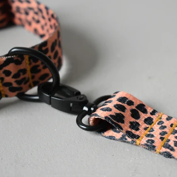 Leopard Spalva Naminių Reikmenys Samoyed Dizaineris Šunų Antkakliai LeashBeagle naminių Gyvūnėlių Rinkinys Šuns Antkaklio Ir pavadėlio Nustatyti Pug Apykaklės