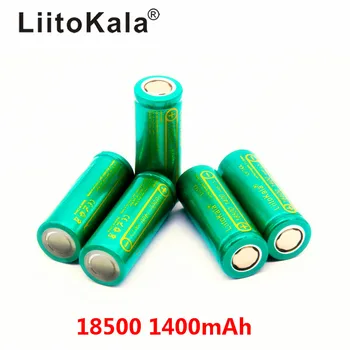 LiitoKala Lii-14A 18500 1400 įkrovimo Baterija (akumuliatorius 18500 baterija 3.7 V lashlight Didmeninė Saugus Li-Ion