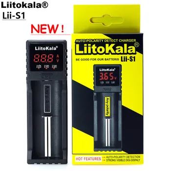 Liitokala Lii500/Lii402/Lii202/Lii100/Lii300/LiiS1 1.2 V/3,7 V 18650/26650/18350/16340/18500/AA/AAA NiMH tipo ličio baterijos Kroviklis