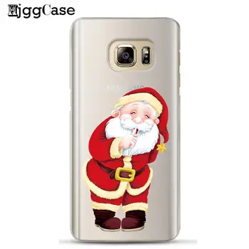 Linksmų Kalėdų Atveju, Samsung Galaxy S8 S9 A6 A8 Plius S6 S7 Krašto j3 skyrius J5 J6 J7 A3 A5 A7 2017 2018 Silicio TPU Soft Telefonas Atvejų