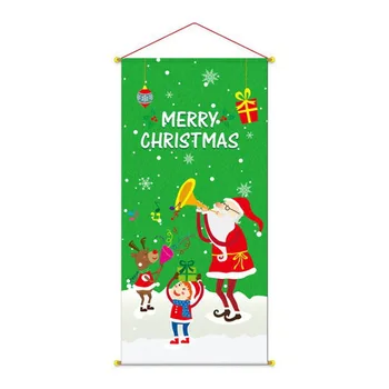 Linksmų Kalėdų Sodo Kabo Vėliavos Dekoro Santa Briedžių Sienos Kabo Reklama Kalėdos Namas Reklama 2021 Linksmų Kalėdų Dekoro Namai
