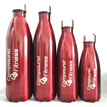 Logotipą Dvigubos Sienelės Izoliuotos, Vakuuminės Kolbos Nerūdijančio Plieno Butelis Vandeniui Buteliuose Termosas sporto Salė Sporto Shaker Botella De Agua