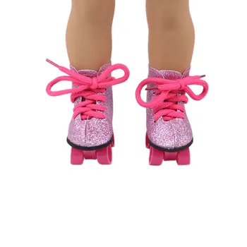 Lėlės Batai Skate Batai 18 Colių Amerikos&43Cm Baby New Born Lėlės Drabužių Priedai Mergina Žaislai