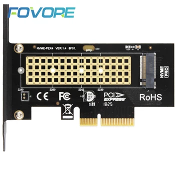 M. 2 NVMe SSD NGFF, kad PCIE X4 adapteris Klavišą M sąsaja kortelės Palaikymas PCI-e, PCI Express 3.0 x4 2230-2280 Dydis m.2 m2 pcie adapteris