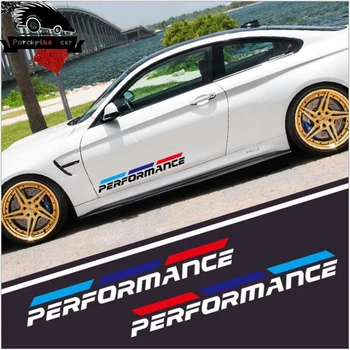 M Performance Limited Edition Šoninės Durys Atspindintis Lipdukas BMW 1 2 3 4 5 6 7 serijos X1 X3 X4 X5 X6 F10 F30 Auto Durų Lipdukas