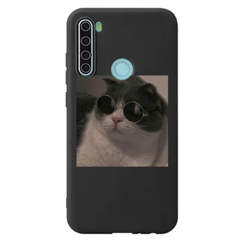 Madinga Cute Kačių Telefoną Atveju Redmi Pastaba 7 8 T, 9 Pro Max Redmi 7 8 9 A C 10X 4G K20 K30 Pro Silikono Apsauginė Įvorė