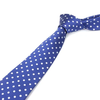 Mados Blue Dot Kaklaraištis 8 cm Necktie Vyrų Raudona Vestuvių Kaklo Ryšius, Vyrų Klasikinio Ryšius Verslo Šalies, Kostiumai, Aksesuarai Cravate