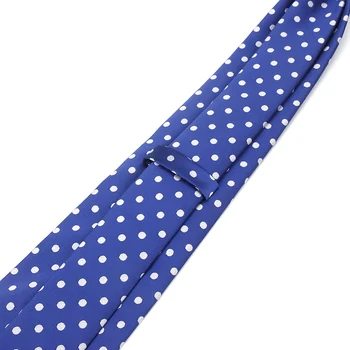 Mados Blue Dot Kaklaraištis 8 cm Necktie Vyrų Raudona Vestuvių Kaklo Ryšius, Vyrų Klasikinio Ryšius Verslo Šalies, Kostiumai, Aksesuarai Cravate