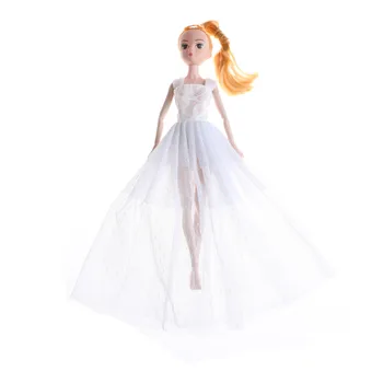 Mados Dizaino Princesė Vestuvių Suknelė Kilnus Šalis Suknelė Lėlės Aprangą-Geriausia Dovana Mergaitė 