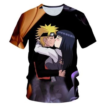 Mados Japonų Anime Naruto Spausdintos Vaikų marškinėliai Vaikai Mados Vasara O-Kaklo Tees Berniukai/Mergaitės, Minkšti Viršūnes Kūdikių Drabužiai.
