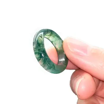 Mados Lady 18mm Moterų Spalvotų Nekilnojamojo Natūralaus Akmens Žiedas Vyrų Žiedai Elegantiškas Pobūdžio Akmens Žiedas, Papuošalų Aukštos Kokybės Didmeninės
