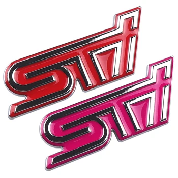 Mados Metalo Automobilių Lipdukai Emblema Logotipas Ženklelis Decal Subaru STI Forester Legacy Outback Ralio WRX Impreza WRC Automobilio Stiliaus