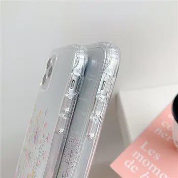 Mados Mielas Gėlių Silikoninis Telefono dėklas Skirtas iPhone 12 mini Pro 11 Max SE 2 2020 7 8 Plus X XS Max XR 