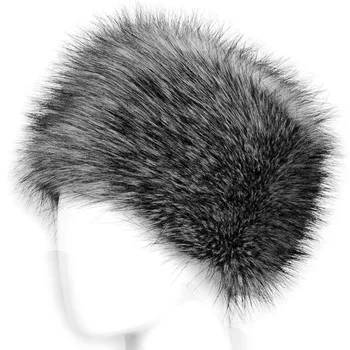 Mados Moterų Lady Dirbtiniais Fox Fur Kazokų Stilius Rusijos Žiemos Skrybėlės Šilta Kepurė