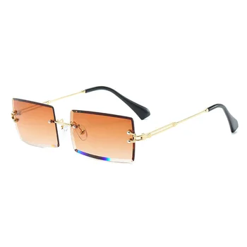 Mados prabangos prekės Taškus Stačiakampis, Akiniai nuo saulės Moterims, madingų Vyrų Atspalvių Lydinio saulės akinius dizaineris didmeninė 2020 m. derliaus
