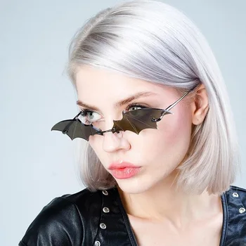 Mados Taškus Vyrų Akiniai Nuo Saulės Moterims, Madingų Gpgb Formos Saulės Akiniai Moteris Vyras Vintage Black Mirror Atspalvių Metalo Oculos De Sol