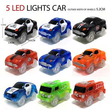 Magija Elektrinis automobilis,5 LED lempos,žaislų dalys, automobilių geležinkelių lenktynių trasoje, Švietimo, vaikams, žaislai berniukams, žaislų automobiliai,gimtadienio dovanos