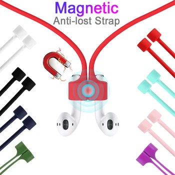 Magnetinės Ausinės Dirželis Airpods TWS Stabdžių Prarado Dirželis Magnetinio String Lyno 