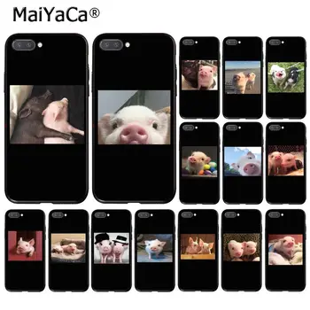 MaiYaCa Cute Little Pink Naminių Kiaulių Telefoną Atveju Huawei Honor 8X 9 10 20 Lite 7A 8A 5A 7C 10i 9X Pro Žaisti 7A Pro 10i 7C