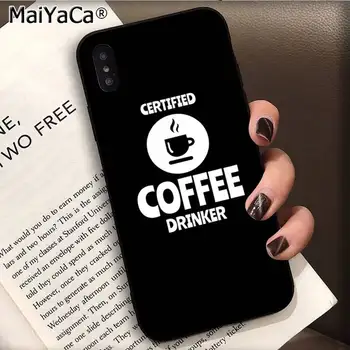 MaiYaCa fono padaryti Karšto Latte kavos Kaukolė Tatuiruotės Telefono dėklas skirtas iphone SE 2020 m. 11 pro XS MAX 8 7 6 6S Plus X 5 5S SE XR