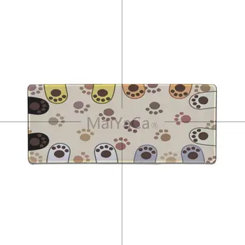 MaiYaCa Naujas Dizainas Mielas Katės letena modelis žaidėjus žaisti kilimėliai Kilimėlis Didelis Žaidimų Pelės Mygtukai Lockedge Pelės Kilimėlis Klaviatūros Mygtukai