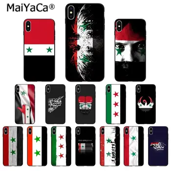 MaiYaCa Sirijos Vėliava Klientas Aukštos Kokybės Telefono dėklas skirtas Apple iPhone 8 7 6 6S Plus X XS MAX 5 5S SE XR 11 11pro max dangos