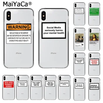 MaiYaCa Teigiamas, Geras Vibe Laimingas, Pasitikėti Juokinga, Telefono dėklas Skirtas iphone 12pro max SE 2020 m. 11 pro XS MAX 8 7 6 6S Plus X 5 5S SE XR