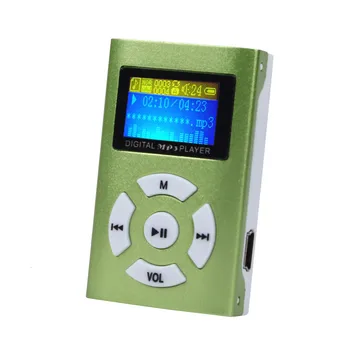 Malloom 2019 USB Mini Slim MP3 Muzikos Grotuvas LCD Ekranas Parama 32GB Micro TF Kortelę Atveju Walkman Electronica Nemokama Muzika, Parsisiųsti
