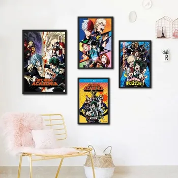 Mano Herojus akademinės bendruomenės Plakatas, Tapyba Japonų Anime Sienų Kabo paveikslai Namų Meno Apdailos Kraftpopieris plakatas Sienų lipdukai