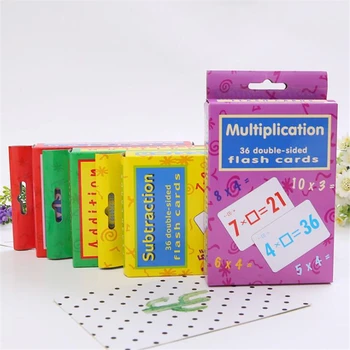 Matematikos Mokymo Kortelės Užpildyti Tuščią Matematikos Kortelės Žaislai Vaikams, Vaikų Ikimokyklinio Ugdymo Priemonė vaikų Darželio Žaidimai