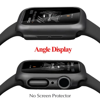 Matinis dangtelis Apple Žiūrėti Serijos 6 5 4 38MM 44mm 40mm Rėmo Apsaugos Atveju Padengti Shell Bamperis Atveju iWatch 5 4 Padengti 42MM