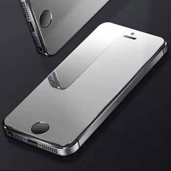 Matinis iPhone 5 5S SE grūdintas stiklas 9h kietumu 