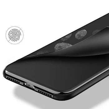 Matinis Minkštos TPU Magnetinio Atveju iPhone 12 11 Pro SE 2020 X XR XS Max Mini 6 6s 7 8 Plius Dangtelis Paslėpti Metalo Tilptų Magnetas Automobilio Turėtojas